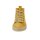 Marken-Leder-High-Top-Sneaker, gelb