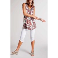 Drucktop m. Pailletten, bunt