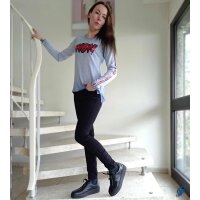 Sweter z cekinami, jasnoniebieski