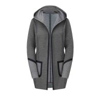 Patchjacke, grau