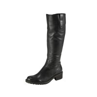 Marken-Lederstiefel m. Warmfutter, schwarz