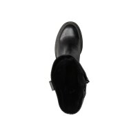 Marken-Lederstiefel m. Warmfutter, schwarz