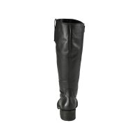 Marken-Lederstiefel m. Warmfutter, schwarz