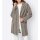 Fischgrat-Longjacke, elfenbein-beige-grau