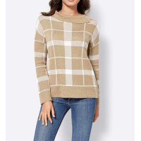 Pullover, camel-ecru