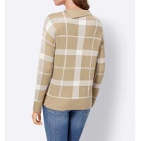 Pullover, camel-ecru