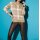 Pullover, camel-ecru