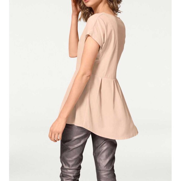 Chiffon blouse, powder