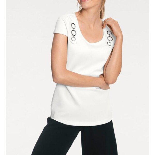 Blouse top, offwhite
