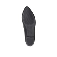 Leder-Ballerina, schwarz