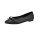 Leder-Ballerina, schwarz