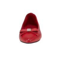 Leder-Ballerina, rot