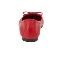Leder-Ballerina, rot