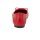 Leder-Ballerina, rot