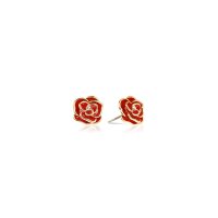 Marken-Schmuck-Set „Wilde Rose“, rot-goldfarben