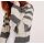 Longstrickjacke, grau-offwhite