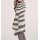 Longstrickjacke, grau-offwhite