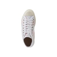 Sneaker with checkered design, rose/ blue
