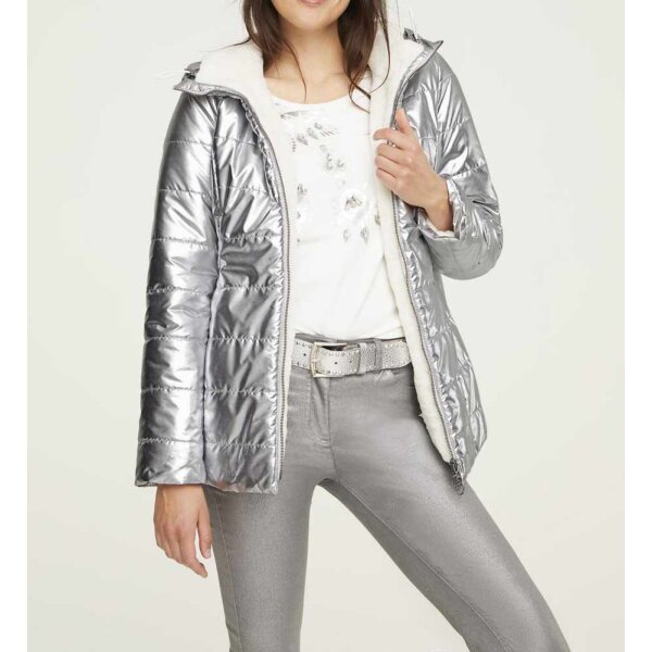 Outdoor jacket, silver colour