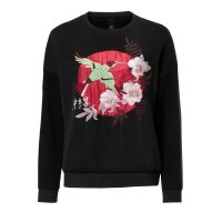 Bluza z haftem, czarna
