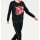 Bluza z haftem, czarna