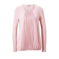 Jerseyshirt m. Chiffon, rosé