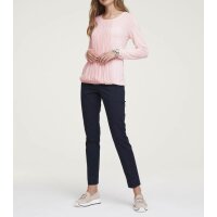 Jerseyshirt m. Chiffon, rosé
