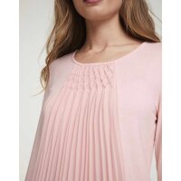 Jerseyshirt m. Chiffon, rosé