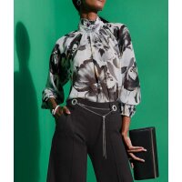 Druckbluse, bunt