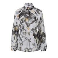 Druckbluse, bunt
