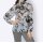 Druckbluse, bunt