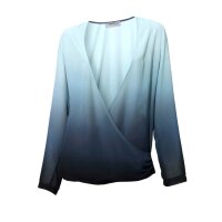 Designer-Chiffontunika, blau