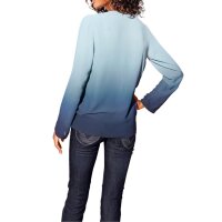 Designer-Chiffontunika, blau