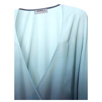 Designer-Chiffontunika, blau