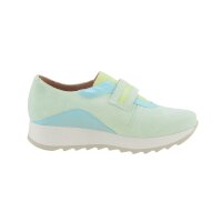 Suede sneaker, mint-turquoise