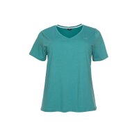 Marken-3er-Pack-Shirt, schwarz+pink+petrol