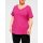 Marken-3er-Pack-Shirt, schwarz+pink+petrol