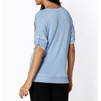 Modal-Shirt, silber-hellblau