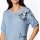 Modal-Shirt, silber-hellblau