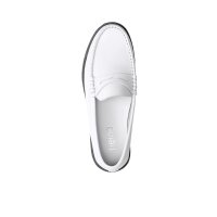 Leather slipper, white