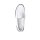 Leather slipper, white