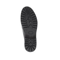 Leder-Slipper, schwarz