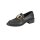 Flechtmusterslipper m. Metallelement, schwarz