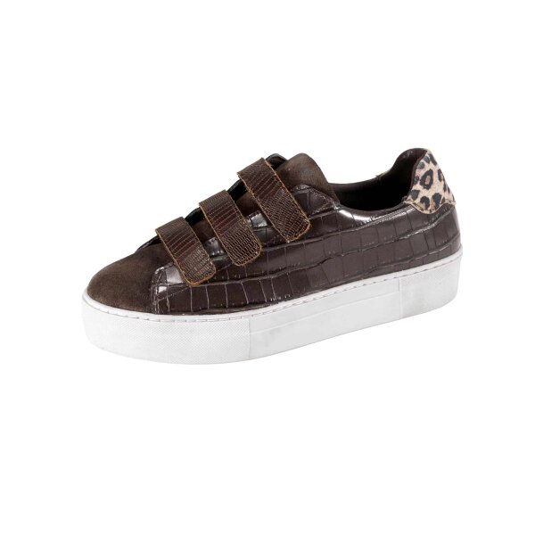 Sneaker, braun-leo