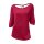Sweatshirt with back cutout, raspberry