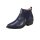 Leather booties, blue