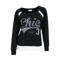 Sweatshirt, schwarz-grau