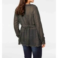 Print blouse, mint-black