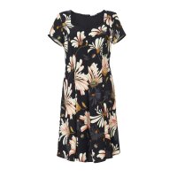 Print dress, black-multicolour