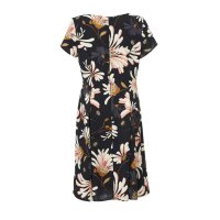 Print dress, black-multicolour